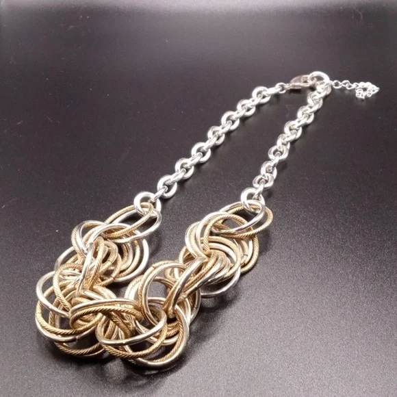 CHINKY GOLD/SILVER RING CHAIN - Picture 5 of 6